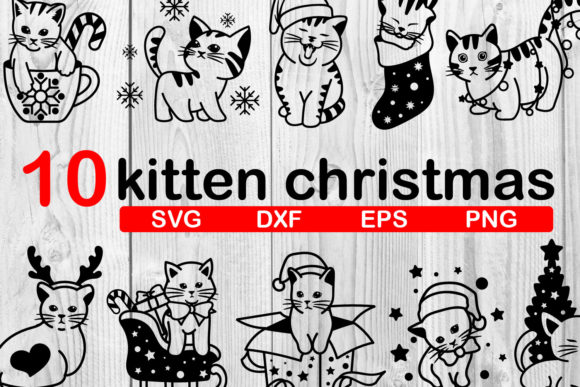 10 Kitten Christmas Embroidery Design Review
