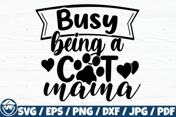 Busy Being a Cat Mama Embroidery Design Review