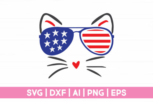 Cat Face 4th of July Embroidery Design Review