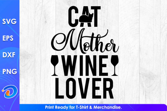 Cat Mother Wine Lover Design Review