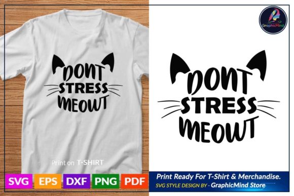 Cat T Shirt Graphic for Cat Lover