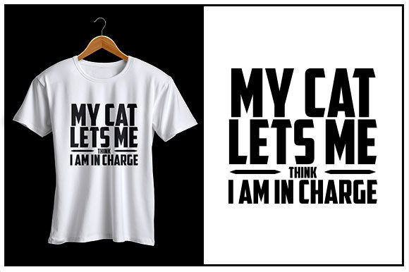 My Cat Lets Me Think I Am in Charge Embroidery Review
