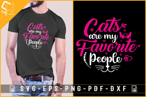 T-shirt Design for Cat Lovers Vector Cat